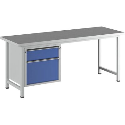 ANKE Modulare Werkbank - 2000mm, 2 Schubladen, Universaltisch ANKE Modulare Werkbank - 2000mm, 2 Schubladen, Universaltisch