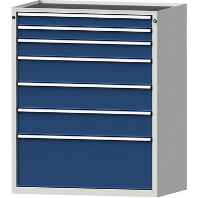 ANKE Hellgraues Schubladenschrank - 7 Schubladen, 1060x675mm ANKE Hellgraues Schubladenschrank - 7 Schubladen, 1060x675mm