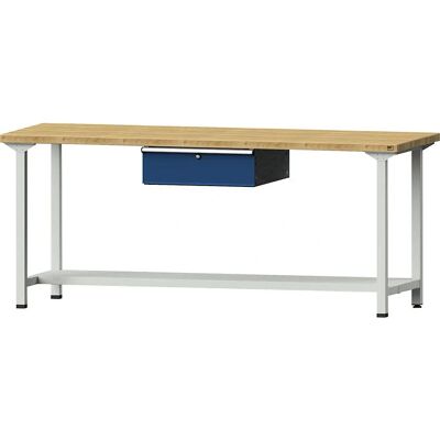 ANKE Werkbank - 2000mm Buche, Blau RAL 5010 - Werkstattmöbel ANKE Werkbank - 2000mm Buche, Blau RAL 5010 - Werkstattmöbel