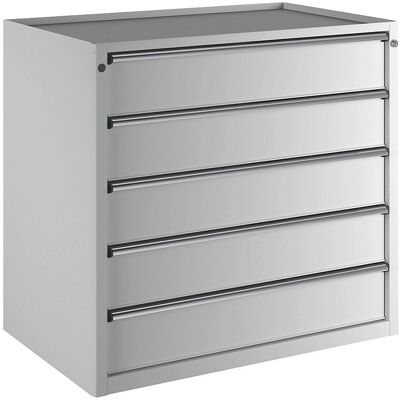 ANKE Stahlschrank mit 5 Schubladen - 1060x675mm ANKE Stahlschrank mit 5 Schubladen - 1060x675mm