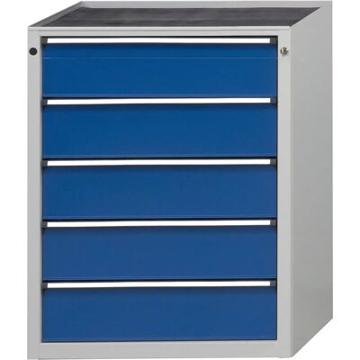 ANKE Aktenschrank - 5 Schubladen - Hellgrau & Aquamarin - Aktenschrank ANKE Aktenschrank - 5 Schubladen - Hellgrau & Aquamarin - Aktenschrank