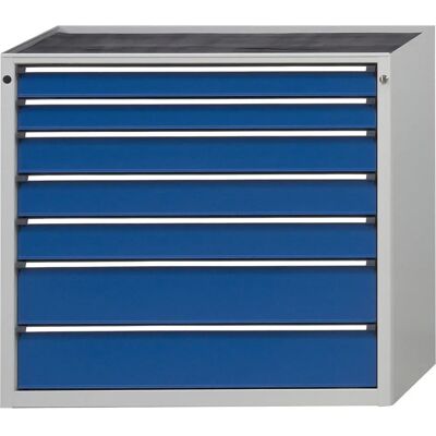 ANKE Armadio a 7 cassetti 1060mm - Grigio chiaro & Blu genziana - Ufficio ANKE Armadio a 7 cassetti 1060mm - Grigio chiaro & Blu genziana - Ufficio