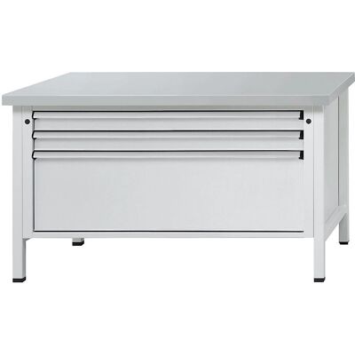ANKE Bancada de trabalho resistente XL/XXL com gavetas - Aço, Fecho centralizado ANKE Bancada de trabalho resistente XL/XXL com gavetas - Aço, Fecho centralizado