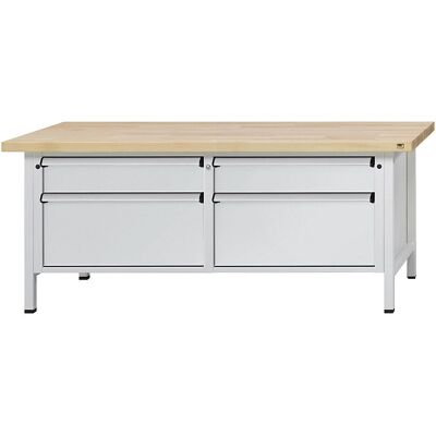 ANKE Banco de trabajo XL/XXL con cajones - Acero y madera ANKE Banco de trabajo XL/XXL con cajones - Acero y madera