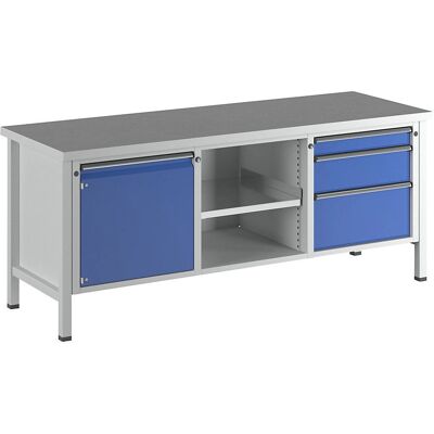 Anke Werkbank Modulares Stahlrahmen - Universalt Arbeitsblatt 40mm Anke Werkbank Modulares Stahlrahmen - Universalt Arbeitsblatt 40mm