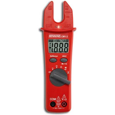 Pinza ampèremétrique Benning CM 1-3 - 2000 Points, CAT IV 600V / CAT III 1000V - Publicité Pinza ampèremétrique Benning CM 1-3 - 2000 Points, CAT IV 600V / CAT III 1000V - Publicité