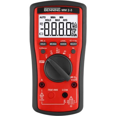 Benning MM 2-3 True RMS 1000V 10 A V NCV Benning MM 2-3 True RMS 1000V 10 A V NCV