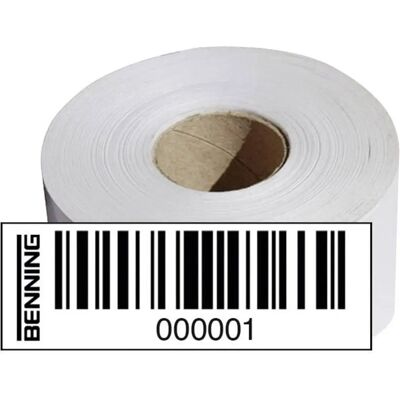 Benning 756301 PVC Barcode Labels - Test Sample ID - 1000 pcs Benning 756301 PVC Barcode Labels - Test Sample ID - 1000 pcs