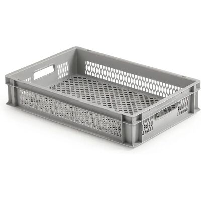 ALUTEC 75050 Opslagdoos - Geventileerd, Grijs, 600x120x400 mm ALUTEC 75050 Opslagdoos - Geventileerd, Grijs, 600x120x400 mm