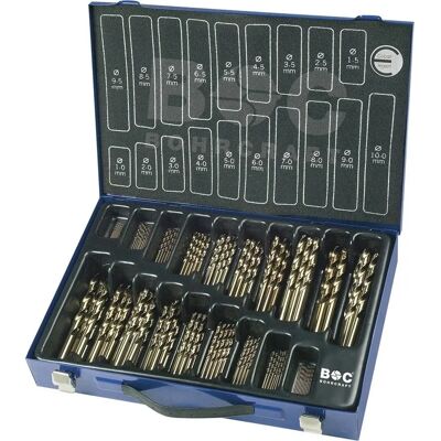 Bohrcraft - DIN338RN HSS Co5 - Ø1-10 mm - Jeu de mèches - Publicité Bohrcraft - DIN338RN HSS Co5 - Ø1-10 mm - Jeu de mèches - Publicité