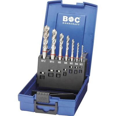 Bohrcraft MGB7S-K Outils de filetage - M3-M12, 7 pièces - Publicité Bohrcraft MGB7S-K Outils de filetage - M3-M12, 7 pièces - Publicité