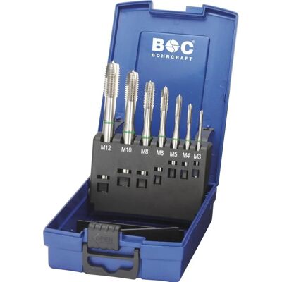Bohrcraft MGB7G-K Gewindesatz - M3-M12, Grün Bohrcraft MGB7G-K Gewindesatz - M3-M12, Grün