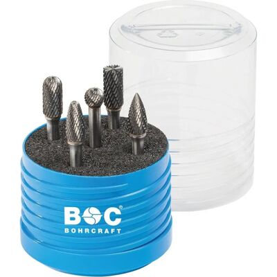 Bohrcraft - 59011330006 Fers rotatives TiALN Multibox R5 - 5 pcs - Publicité Bohrcraft - 59011330006 Fers rotatives TiALN Multibox R5 - 5 pcs - Publicité