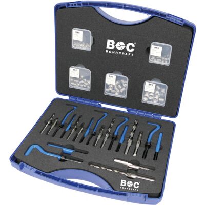 Bohrcraft - Juego de reparación de roscas M5-M12 - 130 piezas Bohrcraft - Juego de reparación de roscas M5-M12 - 130 piezas