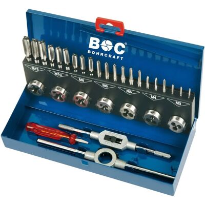 Bohrcraft GS 25 Kierteensett - M3-M12 - 31 kpl Bohrcraft GS 25 Kierteensett - M3-M12 - 31 kpl
