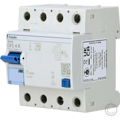 Doepke DFS4 040-4/0,30-A R - Interruptor diferencial Doepke DFS4 040-4/0,30-A R - Interruptor diferencial