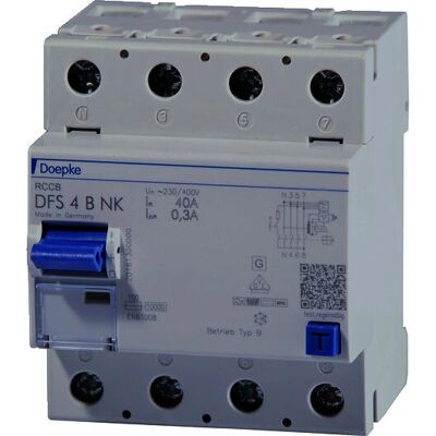 Interruttore differenziale Doepke 09136995 Tipo B Interruttore differenziale Doepke 09136995 Tipo B