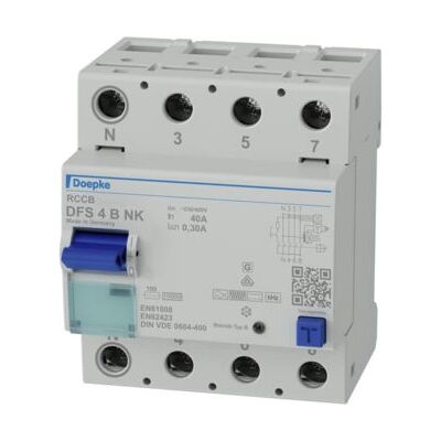Doepke DFS4 063-4/0,03-B NK - Fehlerstromschutzschalter Typ B Doepke DFS4 063-4/0,03-B NK - Fehlerstromschutzschalter Typ B