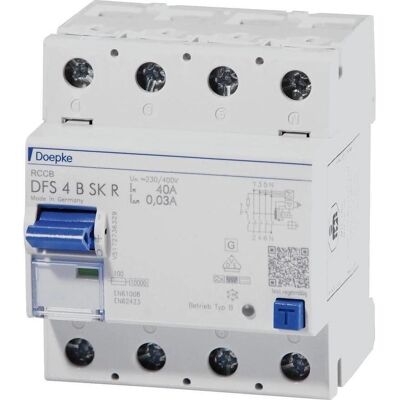 Doepke - DFS4 040-4/0,03B Dispositivo de corriente residual - RCCB Doepke - DFS4 040-4/0,03B Dispositivo de corriente residual - RCCB