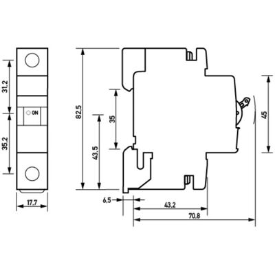 Doepke Leitungsschutzschalter B 10A 1p 230V IP20 Doepke Leitungsschutzschalter B 10A 1p 230V IP20