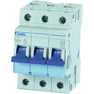 Doepke DLS6HC10-36KA - Leitungsschutzschalter - 3P 10A 400V IP20 Doepke DLS6HC10-36KA - Leitungsschutzschalter - 3P 10A 400V IP20