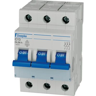 Doepke DLS6H C13A - Interruttore 3 poli 6 kA Doepke DLS6H C13A - Interruttore 3 poli 6 kA
