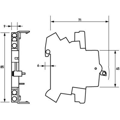 Interrupteur auxiliaire et de signalement de défaut Doepke DHi 11/DFS2/4 - 6A, 230V - Publicité Interrupteur auxiliaire et de signalement de défaut Doepke DHi 11/DFS2/4 - 6A, 230V - Publicité