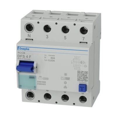Doepke - DFS4 040-4/0,30-F - Typ F - 4-polig - FI-Schalter Doepke - DFS4 040-4/0,30-F - Typ F - 4-polig - FI-Schalter