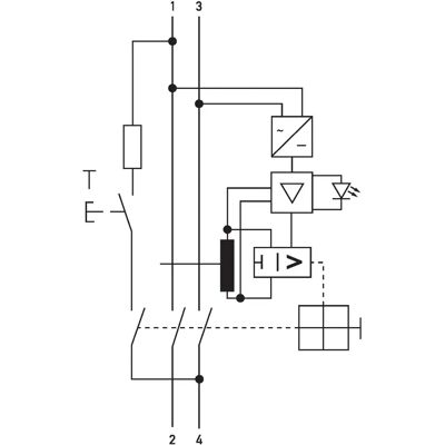 Interruptor diferencial Doepke DFS2 025-2/0,03-B SK - RCCB, IP20, 230V, 25A Interruptor diferencial Doepke DFS2 025-2/0,03-B SK - RCCB, IP20, 230V, 25A