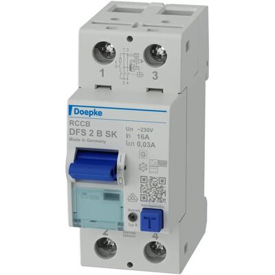 Doepke DFS2 016-2/0,03-B SK - Interruptor diferencial Doepke DFS2 016-2/0,03-B SK - Interruptor diferencial