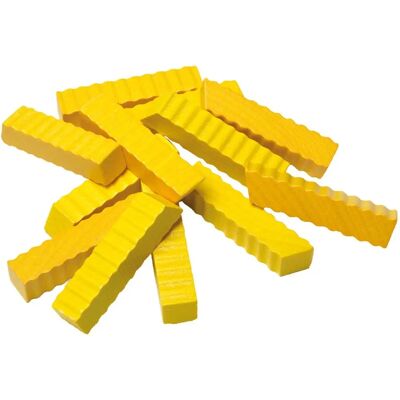 Erzi Batatas Fritas de Madeira - Jogo de Papel Criativo - 12 Peças - Alemanha Erzi Batatas Fritas de Madeira - Jogo de Papel Criativo - 12 Peças - Alemanha