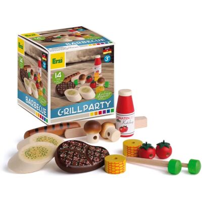 Zestaw Grillowy z Drewna Erzi 28199 - Dla Dzieci Zestaw Grillowy z Drewna Erzi 28199 - Dla Dzieci