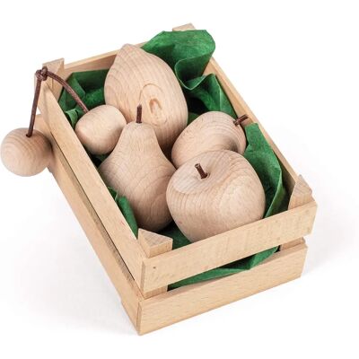 Ensemble de Fruits en Bois ERZI - Naturel - 12,5x8,3x6 cm - Jouet - Publicité Ensemble de Fruits en Bois ERZI - Naturel - 12,5x8,3x6 cm - Jouet - Publicité