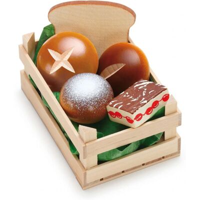 Erzi 28237 Drewniana zabawka do odgrywania ról - Akcesoria kuchenne Erzi 28237 Drewniana zabawka do odgrywania ról - Akcesoria kuchenne