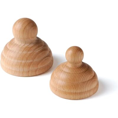 Erzi - Woodroll Trigger Set - Natuurlijk - Massagetools Erzi - Woodroll Trigger Set - Natuurlijk - Massagetools