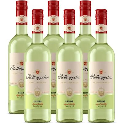 Rotkäppchen Riesling Weißwein - Trocken, 6er Karton, 0,75L - Weißwein Rotkäppchen Riesling Weißwein - Trocken, 6er Karton, 0,75L - Weißwein