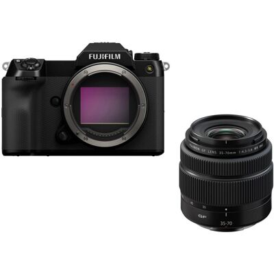 Fujifilm GFX 100S II avec objectif GF 35-70mm - Appareil photo moyen format - Publicité Fujifilm GFX 100S II avec objectif GF 35-70mm - Appareil photo moyen format - Publicité