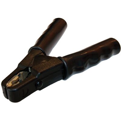 Schwarz SZ61 Batteriklämma - 600 A, M6 Ringkabelsko, Vollisoliert Schwarz SZ61 Batteriklämma - 600 A, M6 Ringkabelsko, Vollisoliert