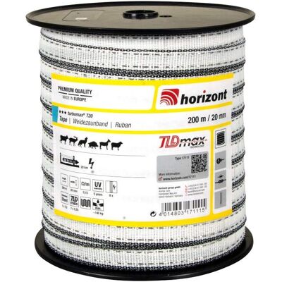Horizont Elektrisch Stängselband Trurbomax 200 M Durchsichtig - 20 mm Horizont Elektrisch Stängselband Trurbomax 200 M Durchsichtig - 20 mm