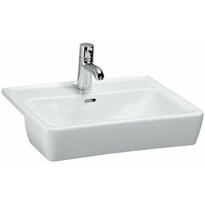 Lavabo semi-encastré Laufen Pro A - 56x44 cm, blanc - Publicité Lavabo semi-encastré Laufen Pro A - 56x44 cm, blanc - Publicité
