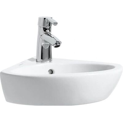 Laufen Pro B Lavabo d'angle - 440x380mm, Blanc, 1 trou - Publicité Laufen Pro B Lavabo d'angle - 440x380mm, Blanc, 1 trou - Publicité