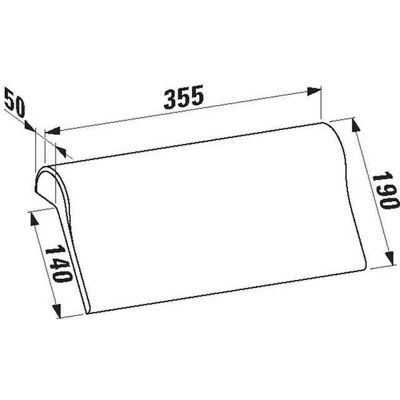 LAUFEN H2946800160001 Selbsthaftendes Gel-Kissen - Badzubehör LAUFEN H2946800160001 Selbsthaftendes Gel-Kissen - Badzubehör