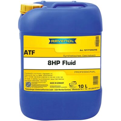 RAVENOL ATF 8HP 10L - Automatikgetriebeöl für BMW, Audi, Land Rover, Chrysler, Fiat - Hochwertiges ATF RAVENOL ATF 8HP 10L - Automatikgetriebeöl für BMW, Audi, Land Rover, Chrysler, Fiat - Hochwertiges ATF
