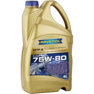 RAVENOL RAV1221103004 Full Synthetic Gear Oil - 75W-80 - 4L RAVENOL RAV1221103004 Full Synthetic Gear Oil - 75W-80 - 4L