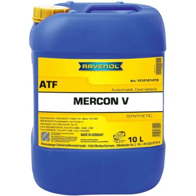 RAVENOL Λάδι Μεταδόσεως MERCON V - 10L RAVENOL Λάδι Μεταδόσεως MERCON V - 10L