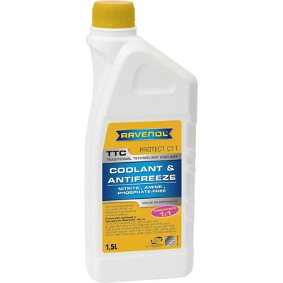 RAVENOL Geel Koelvloeistof - Antivries voor VW, Audi, Mercedes-Benz RAVENOL Geel Koelvloeistof - Antivries voor VW, Audi, Mercedes-Benz