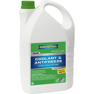 RAVENOL HJC Protect FL22 - Jäähdytysneste - Valmis, -40°C, Nissan, Mazda, Toyota, BMW, Jeep RAVENOL HJC Protect FL22 - Jäähdytysneste - Valmis, -40°C, Nissan, Mazda, Toyota, BMW, Jeep