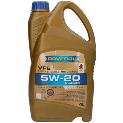 Ravenol VFE 5W-20 - Fully Synthetic Motor Oil Ravenol VFE 5W-20 - Fully Synthetic Motor Oil