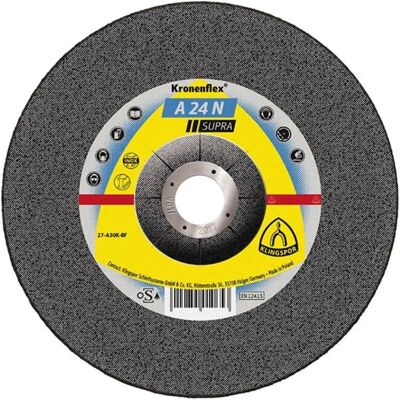 Klingspor - A24N Supra - 125 mm - 6 mm - Schleifscheibe Klingspor - A24N Supra - 125 mm - 6 mm - Schleifscheibe