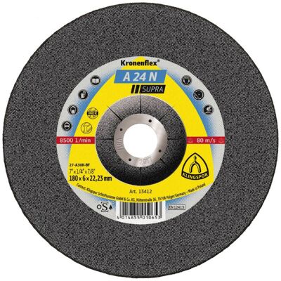 Klingspor 230x6mm Supra Edelstahltrennscheibe - A24 N Klingspor 230x6mm Supra Edelstahltrennscheibe - A24 N